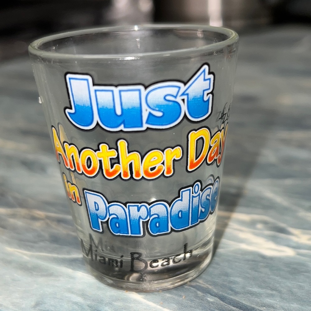 Miami Beach Shot glass